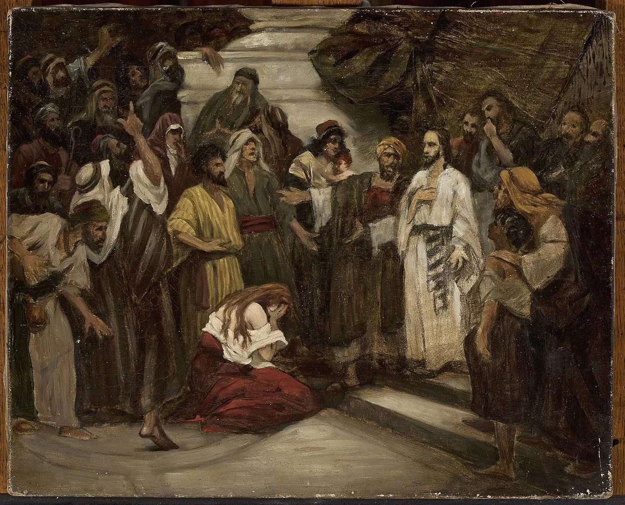 Henryk Siemiradzki - Cristo e l'adultera, Museo nazionale di Varsavia